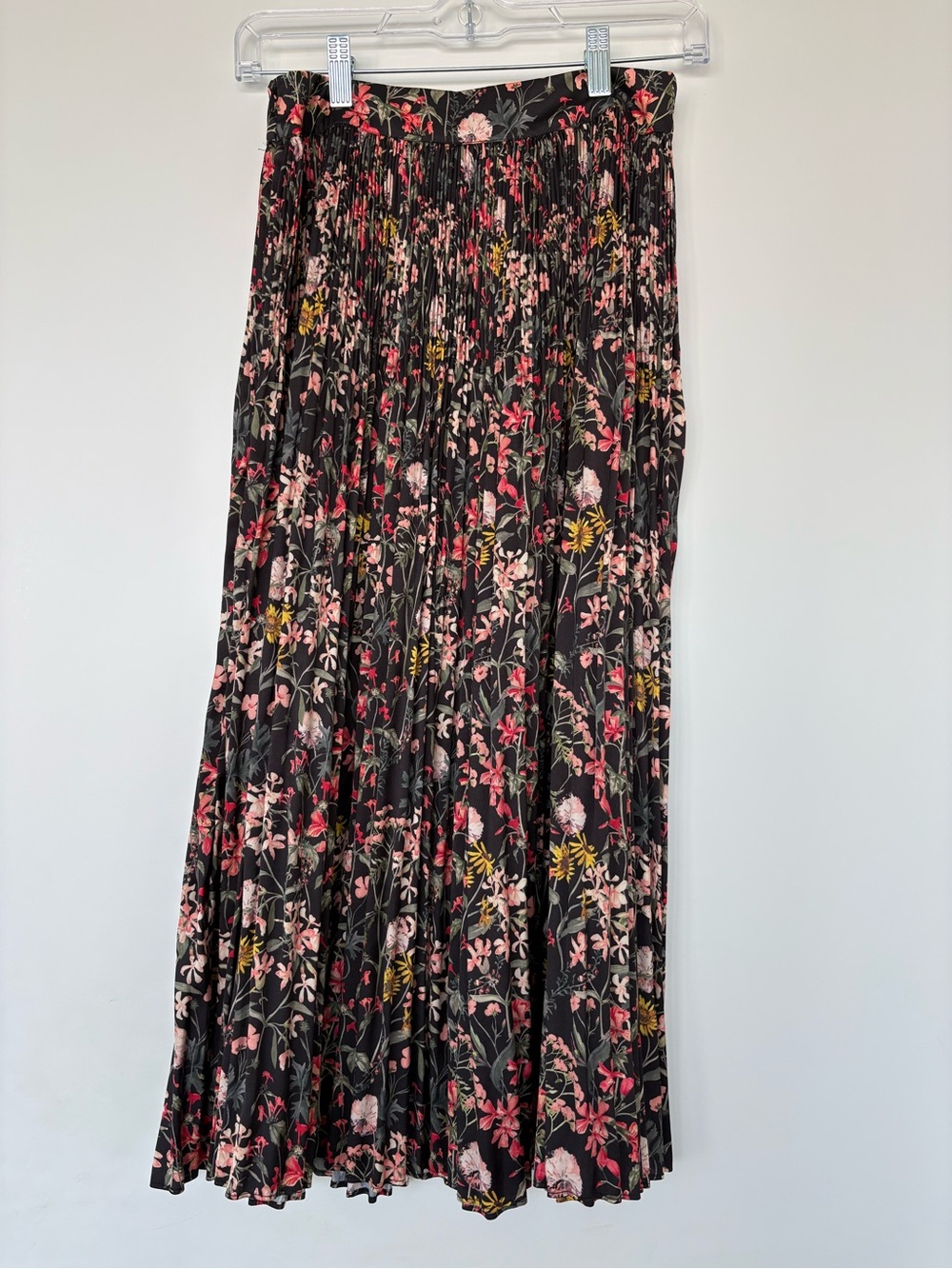 NWT Scotch & Soda $158 FLORAL Printed Midi-Length Skirt XS - Picture 9 of 14
